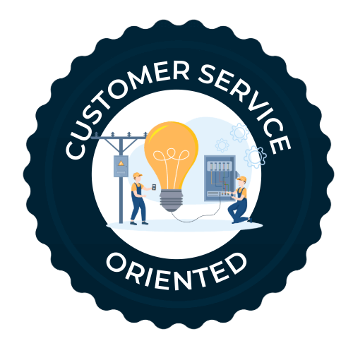 Customer Service Oriented badge